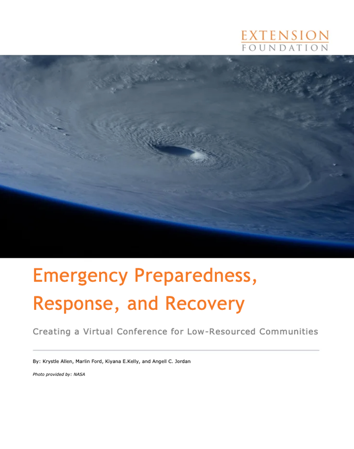Emergency Preparedness, Response, and Recovery